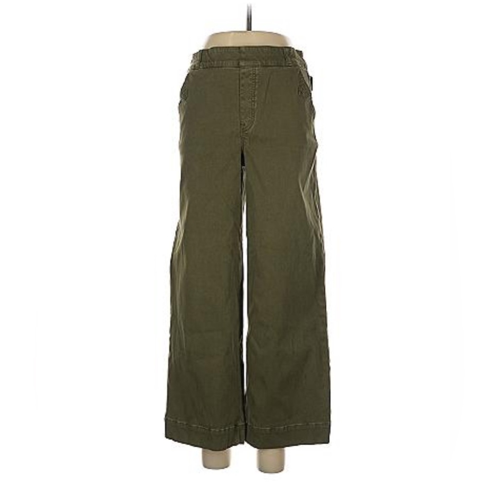 SPANX Stretch Twill Cropped Wide Leg Pant XL